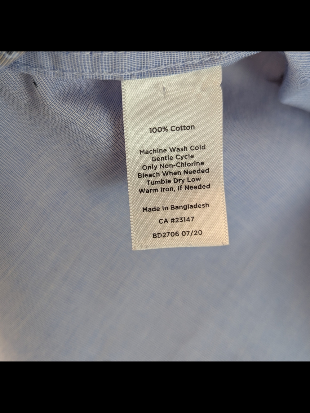 Talbots Plus Button-Up Shirt Blue 100% Cotton Fetching Beagle Size 1X - Picture 5 of 6